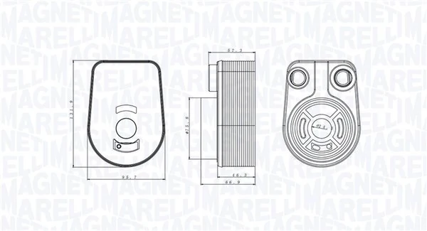 Oil Cooler, engine oil